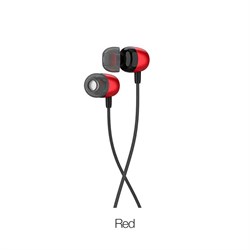 Универсальные наушники с микрофоном Hoco M31 Delighted sound  (Красный) - фото 11220