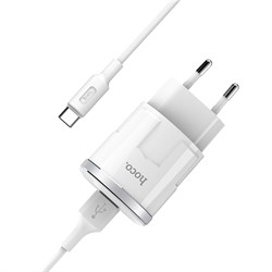 Сетевое зарядное устройство Hoco C37A Thunder power - фото 11291