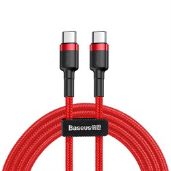 Кабель Baseus Cafule Series Type-C PD2.0 60W Flash charge Cable (20V 3A) 1M (CATKLF-G09) - фото 19412