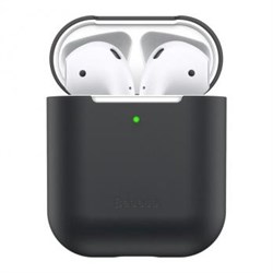 Чехол для Airpods Baseus Ultrathin Series Silica Gel Protector for Airpods 1/2 (WIAPPOD-BZ01) - фото 21846