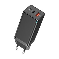 Сетевое зарядное устройство Baseus GaN fast wall charger PPS 65W (CCGAN-B01) - фото 34095