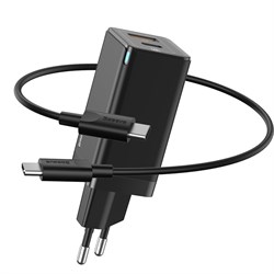 Сетевое зарядное устройство Baseus GaN fast wall charger PPS 60W (CCGAN-Q01) - фото 36395