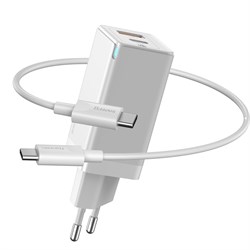 Сетевое зарядное устройство Baseus GaN fast wall charger PPS 60W (CCGAN-Q02) - фото 36411