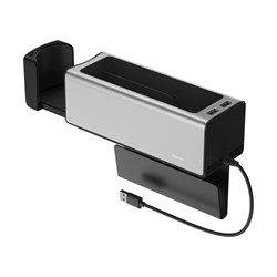 Автомобильный органайзер Baseus Deluxe Metal Armrest Console Organizer (CRCWH-A0S) - фото 37240