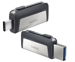 Флеш-накопитель USB  3.1  16GB  SanDisk  Dual Drive  (Type C + Type A)  OTG - фото 9369