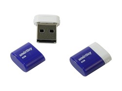 Флеш-накопитель USB  8GB  Smart Buy  Lara  синий - фото 9446