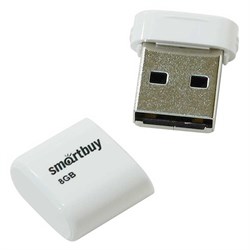 Флеш-накопитель USB  16GB  Smart Buy  Lara  белый - фото 9474