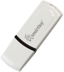 Флеш-накопитель USB  16GB  Smart Buy  Paean  белый - фото 9477