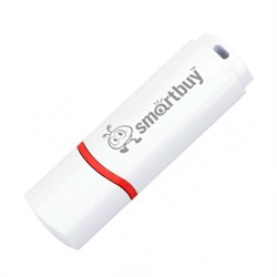 Флеш-накопитель USB  32GB  Smart Buy  Crown  белый - фото 9495