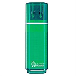 Флеш-накопитель USB  32GB  Smart Buy  Glossy  зеленый - фото 9501