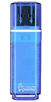 Флеш-накопитель USB  32GB  Smart Buy  Glossy  синий - фото 9503