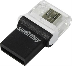 Флеш-накопитель USB  32GB  Smart Buy  Poko  OTG  чёрный - фото 9510
