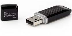Флеш-накопитель USB  32GB  Smart Buy  Quartz  чёрный - фото 9512