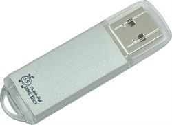 Флеш-накопитель USB  64GB  Smart Buy  V-Cut  серебро - фото 9531