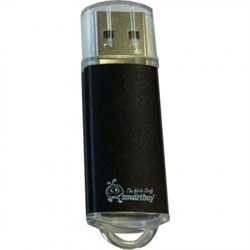 Флеш-накопитель USB  64GB  Smart Buy  V-Cut  чёрный - фото 9532