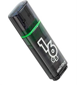Флеш-накопитель USB 3.0  16GB  Smart Buy  Glossy  темно серый - фото 9539