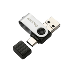 Флеш-накопитель USB 3.0  16GB  Smart Buy  Trio  3-in-1 (USB Type-A + USB Type-C + micro USB) - фото 9541
