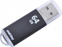 Флеш-накопитель USB 3.0  64GB  Smart Buy  V-Cut  чёрный - фото 9553