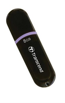 Флеш-накопитель USB  8GB  Transcend  JetFlash 300  чёрный - фото 9565