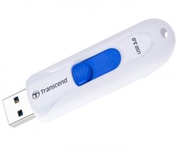 Флеш-накопитель USB 3.0  128GB  Transcend  JetFlash 790  белый - фото 9674