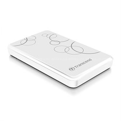 Внешний жесткий диск HDD  Transcend  1 TB  A3 Anti-Shock белый, 2.5", USB 3.0 - фото 9810