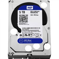 Внутренний жесткий диск HDD  WD  5TB, SATA-III, 5400 RPM, 64 Mb, 3.5'', PC, синий - фото 9872