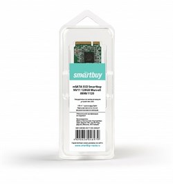 Твердотельный внутренний диск SSD  Smart Buy  128GB  NV11 mSata (mini SATA), SATA-III, R/W - 460/280 MB/s, Marvell 88NV1120, MLC - фото 9910