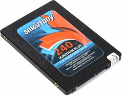 Твердотельный внутренний диск SSD  Smart Buy  240GB  Ignition Plus, SATA-III, R/W - 500/320 MB/s, 2.5", PS3111, MLC - фото 9915