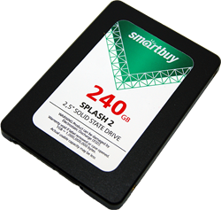Твердотельный внутренний диск SSD  Smart Buy  240GB  Splash 2, SATA-III, R/W - 530/420 MB/s, 2.5", Marvell 88NV1120, TLC 3D NAND - фото 9921