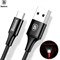 Кабель Baseus Rapid Series Type-C Cable (Indicator light ) 2M , Черный (CATSU-С01) - фото 16967