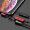 Переходник Baseus L42 IP Male to 3.5mm+IP Female Adapter (CALL42-91) - фото 20489