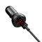 Автомобильное зарядное устройство Baseus Digital Display PPS Dual Quick Charger Car Charger 45W USB-A/Type-C (CCBX-C0G) - фото 37058