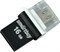 Флеш-накопитель USB  16GB  Smart Buy  Poko  OTG  чёрный - фото 9479