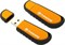 Флеш-накопитель USB  8GB  Transcend  JetFlash V70  жёлтый - фото 9576